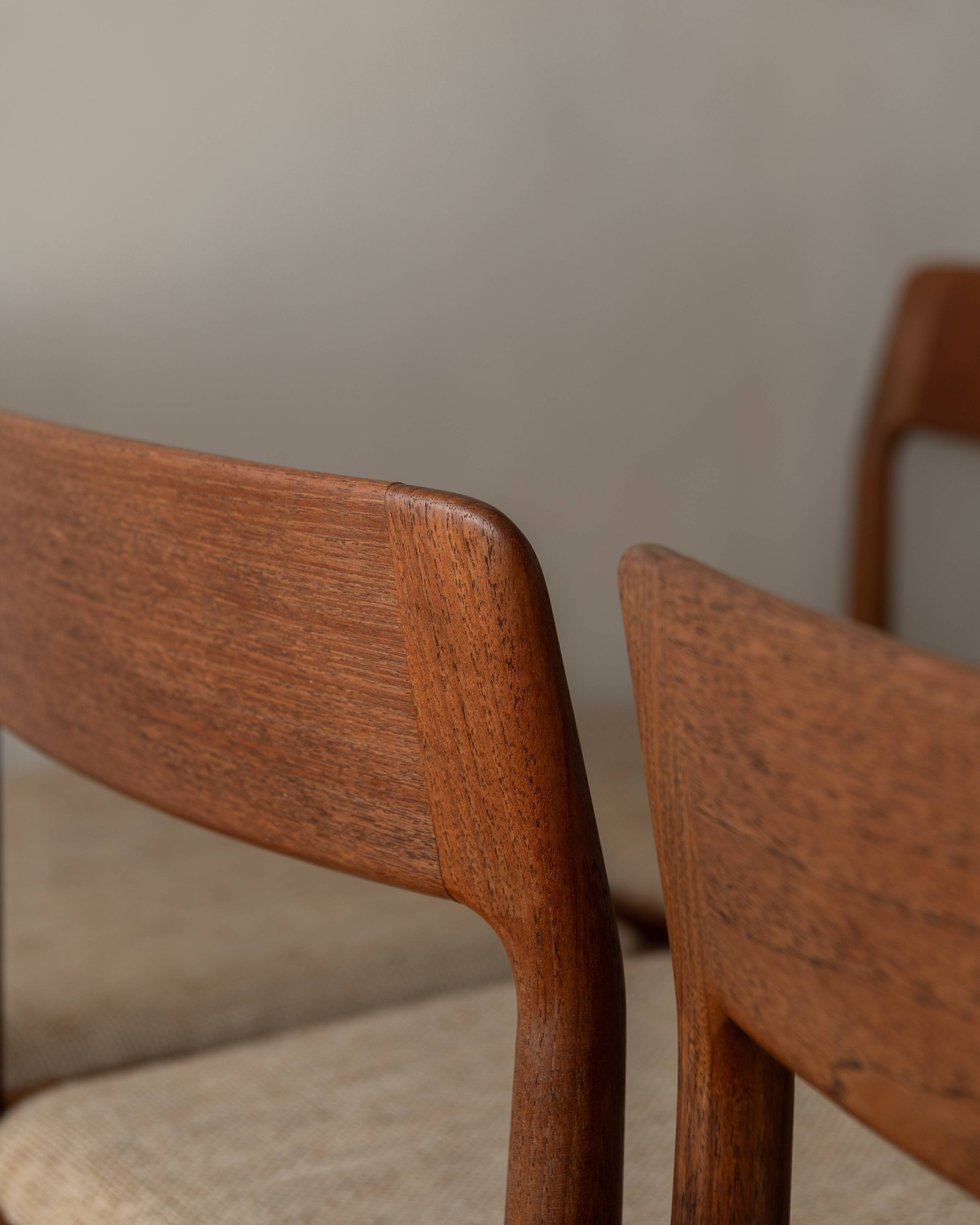 Vintage Dining Chairs by Johannes Nørgaard for Nørgaard Møbelfabrik