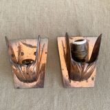 Pair of Art Deco wall sconces