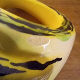 Vallauris style lamp foot signed Laforgue
