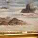 Huile sur toile paysage côtier