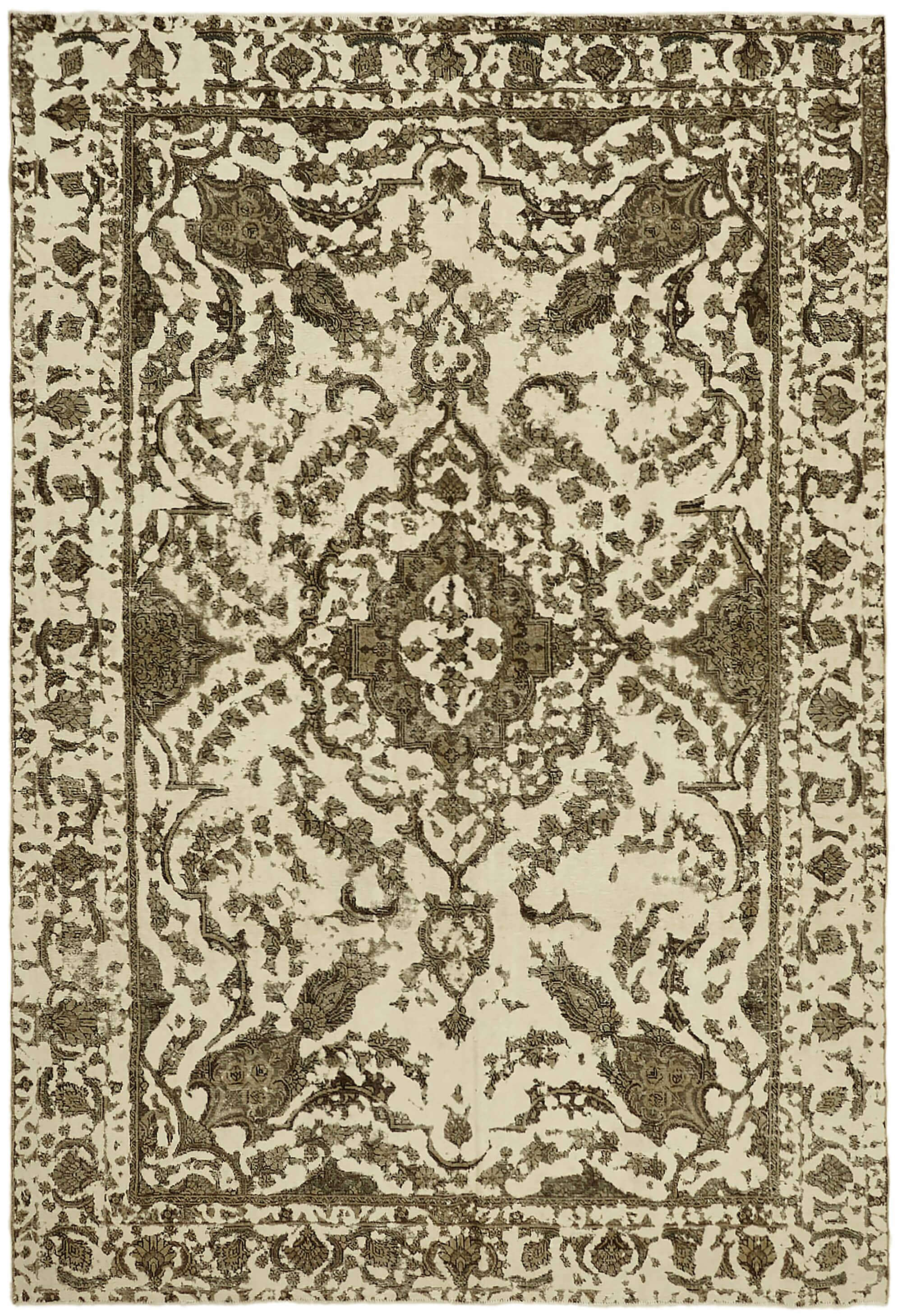 1970s 260 cm x 375 cm Beige Wool Carpet