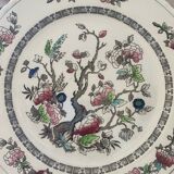 Large cake plate in Myott earthenware, Indian Tree pattern.