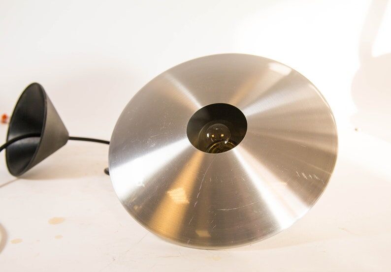Classic UFO ceiling lamp in vintage brushed aluminum Hala Zeist