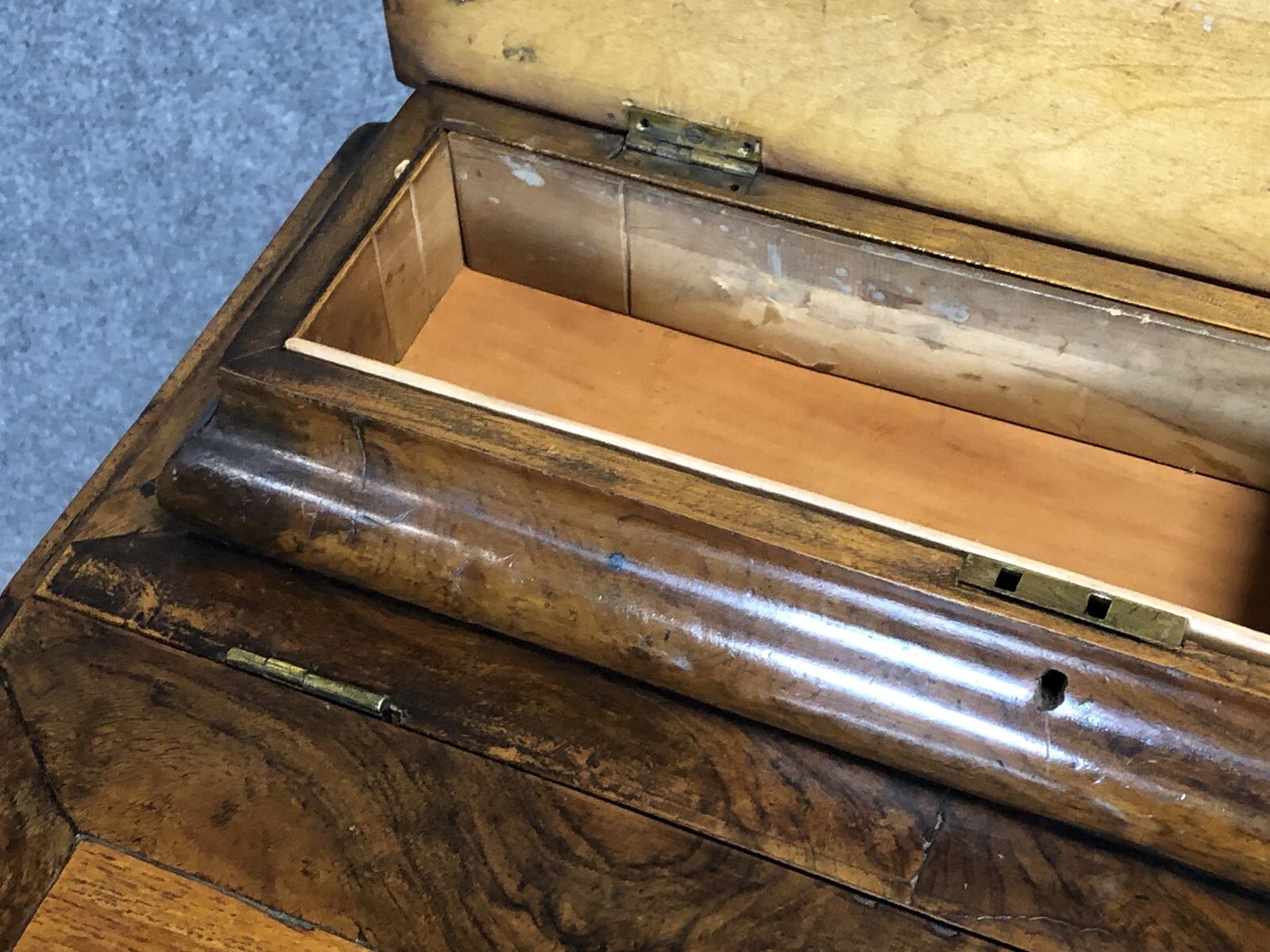 Bureau Davenport Victorien XIXème en noyer