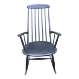 Black beech rocking chair, Stol Kamnik, 60s.