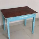 Small old wooden table