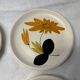 Set of 4 marsh pottery dessert plates