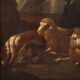 Peinture de paysage bucolique raffinée du XVIIe siècle