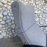 P40 armchair by Osvaldo Borsani for Tecno, Italy 1950s, reupholstered