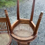 Chaises en cannage 1930