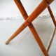 Table pliante bambou et tissu