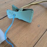 Vintage clip-on casserole lamp