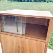 Meuble d'appoint , bar ou HI FI , pieds compas