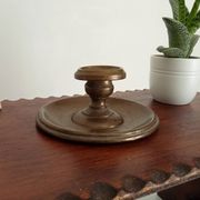 Antique brass candlestick