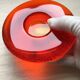 Nappi Vintage Candle Holder Iittala Red