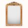 19th-century Louis-Philippe mirror with patina and pediment.