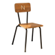 School chair, child