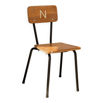 School chair, child