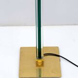 Lampadaire « Tolboi » en verre de Murano Venini du XXe siècle, vert