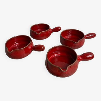 Glazed ceramic pans