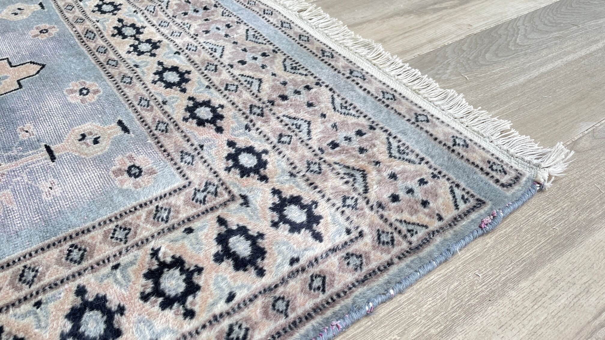 Oriental carpet pakistan grey-blue 160cm x 91cm