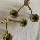 Paire d’appliques en bronze