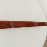 Vintage wooden wall coat rack 60s/70s