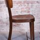 Art Deco Czech Chairs in Beech and Walnut from Thonet, 1940s, Set of 4
