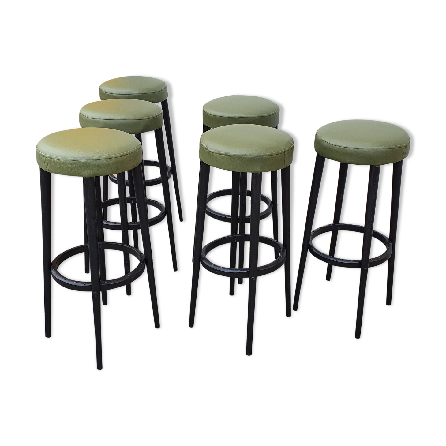 6 bar stools from 1950