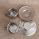 2 stainless steel Space Age cups STO Casalinghi inox