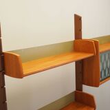 Teak system bookcase, Norwegian design, 1960s, production: Blindheim Mobelf