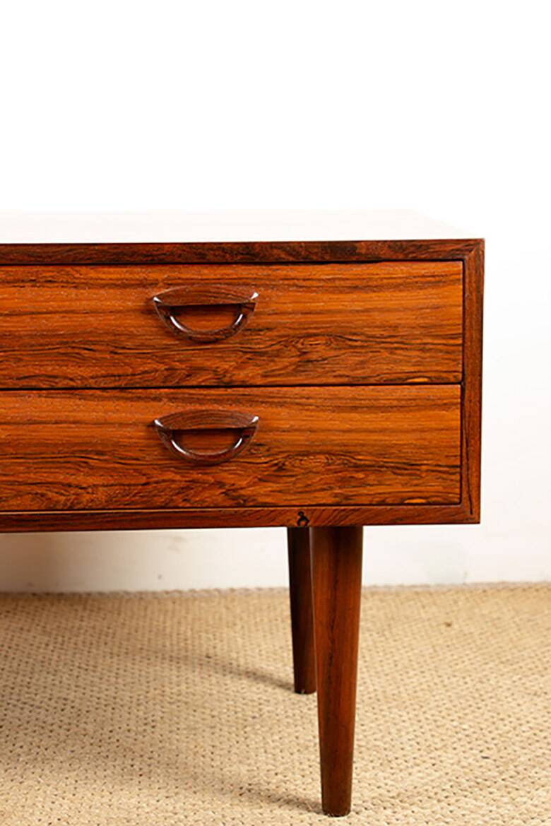 Danish Rosewood Chest of Drawers by Kai Kristiansen/Feldballe Møbelfabrik.