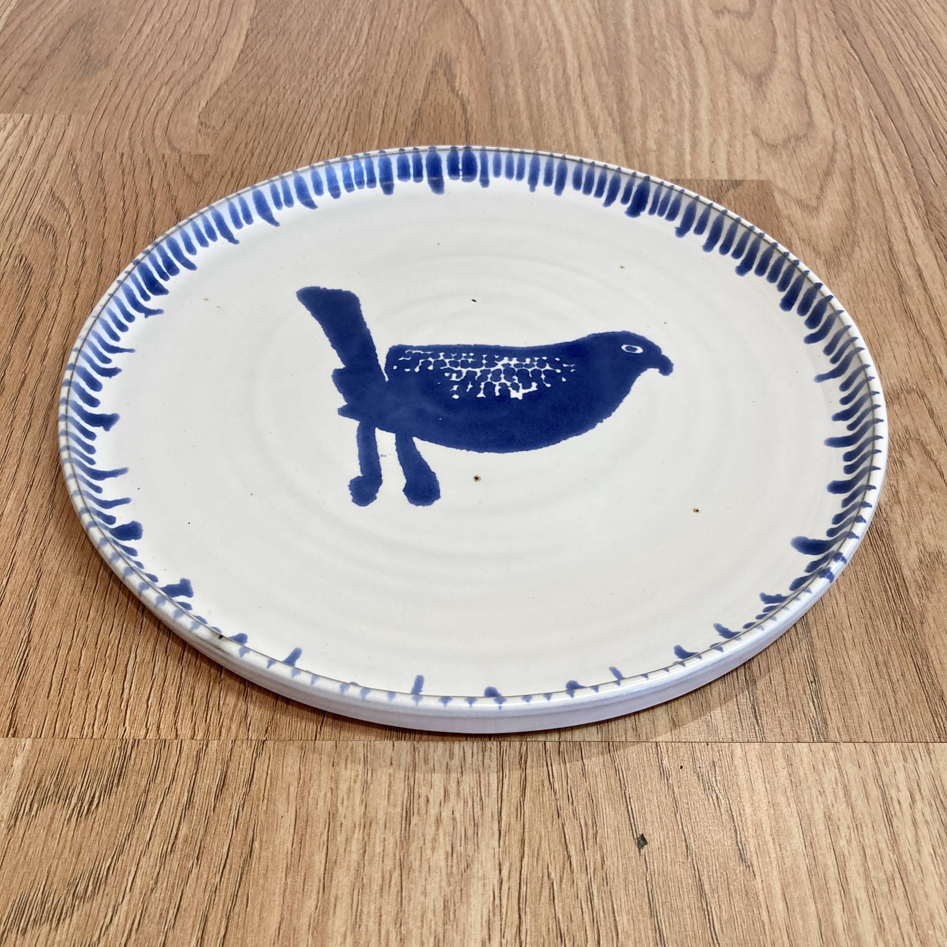 Set of 6 plates, entirely handmade.