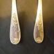 5 tablespoons in silver, 2 punches, fine decorations in relief