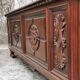 Carved walnut chest of drawers, 1970s