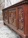 Carved walnut chest of drawers, 1970s