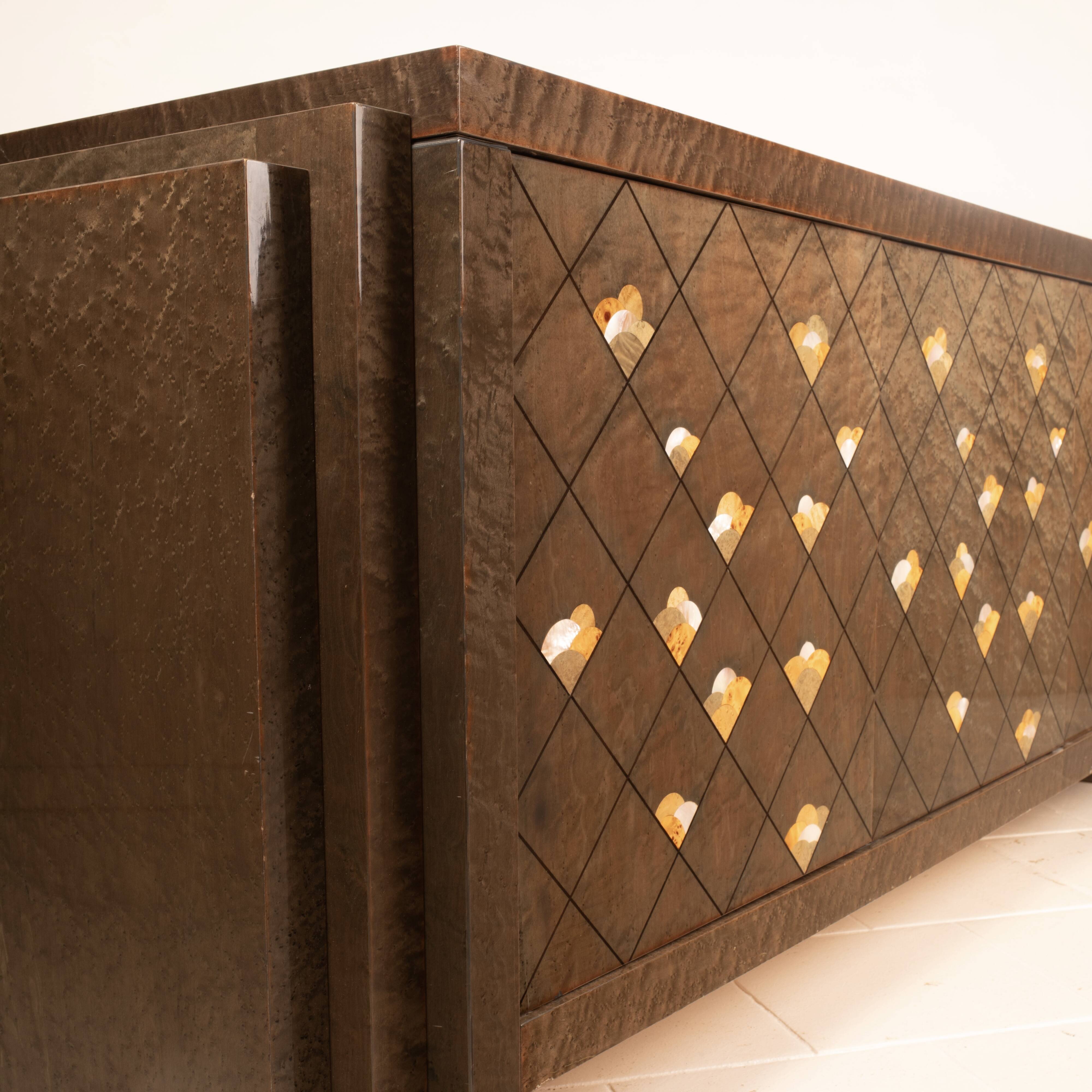 Chiaro di Luna Sideboard by Luciano Frigerio for Frigerio di Desio