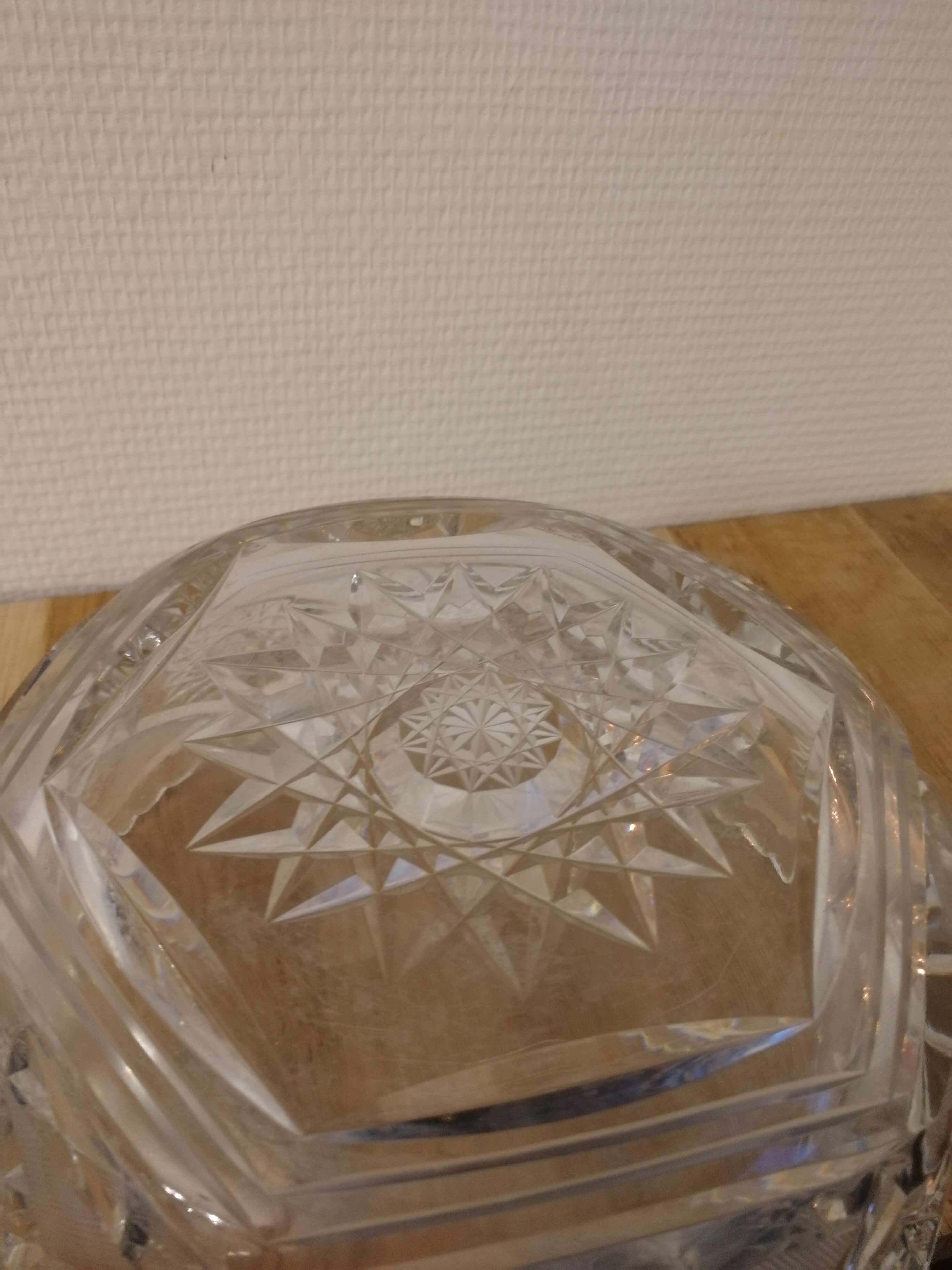Saladier en cristal