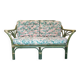 Rattan bench canapé