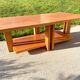 Large coffee table in solid elm
