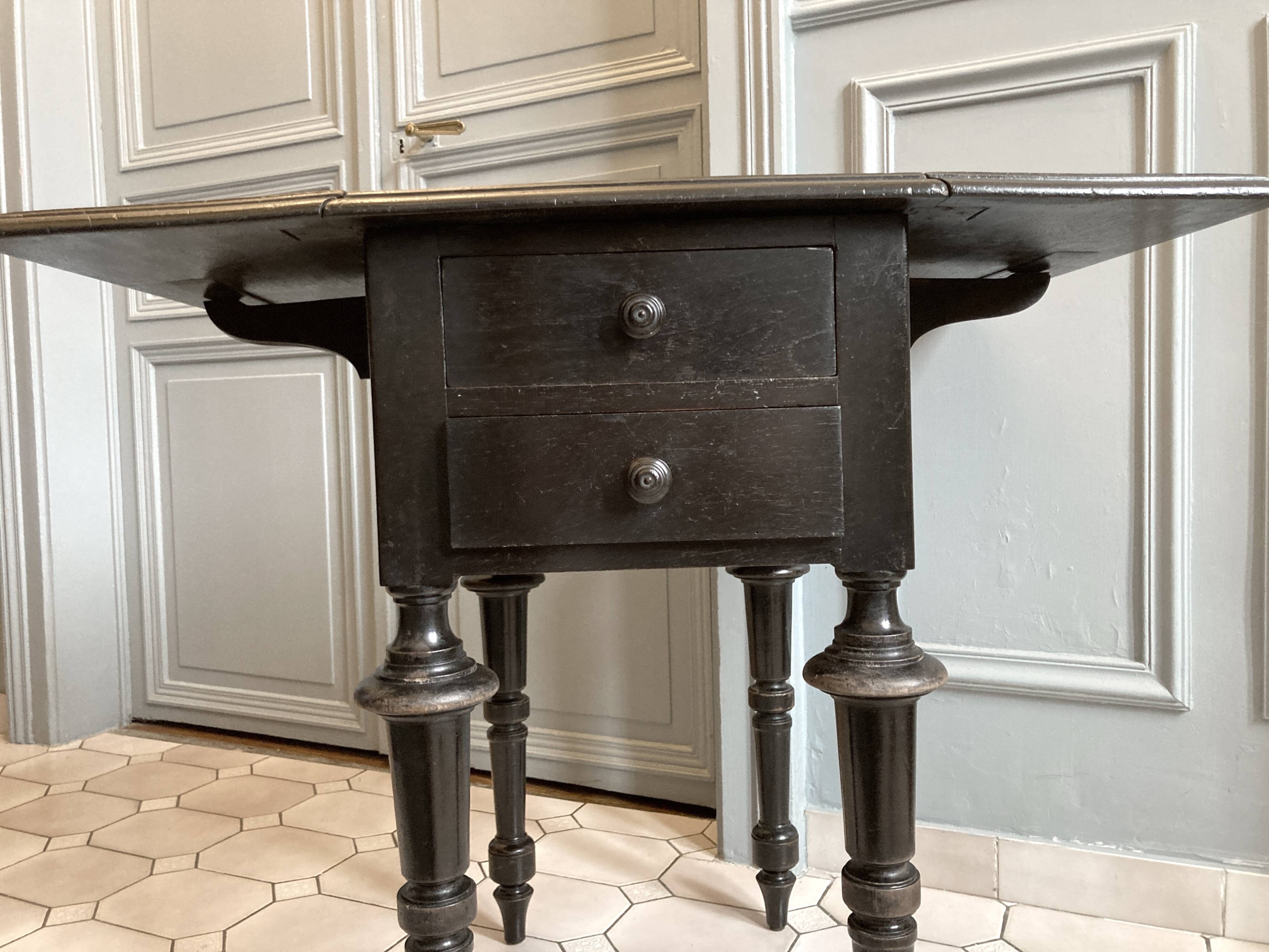 Folding table 1870 Gueret Frères