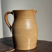 Large stoneware jug marked with pencil underneath H20 D11.