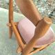 Suite de 4 chaises Guillerme et Chambron modèle Charlotte, sièges vintage