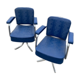Set of 2 hairdresser's chairs