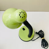 Vintage lacquered metal table lamp