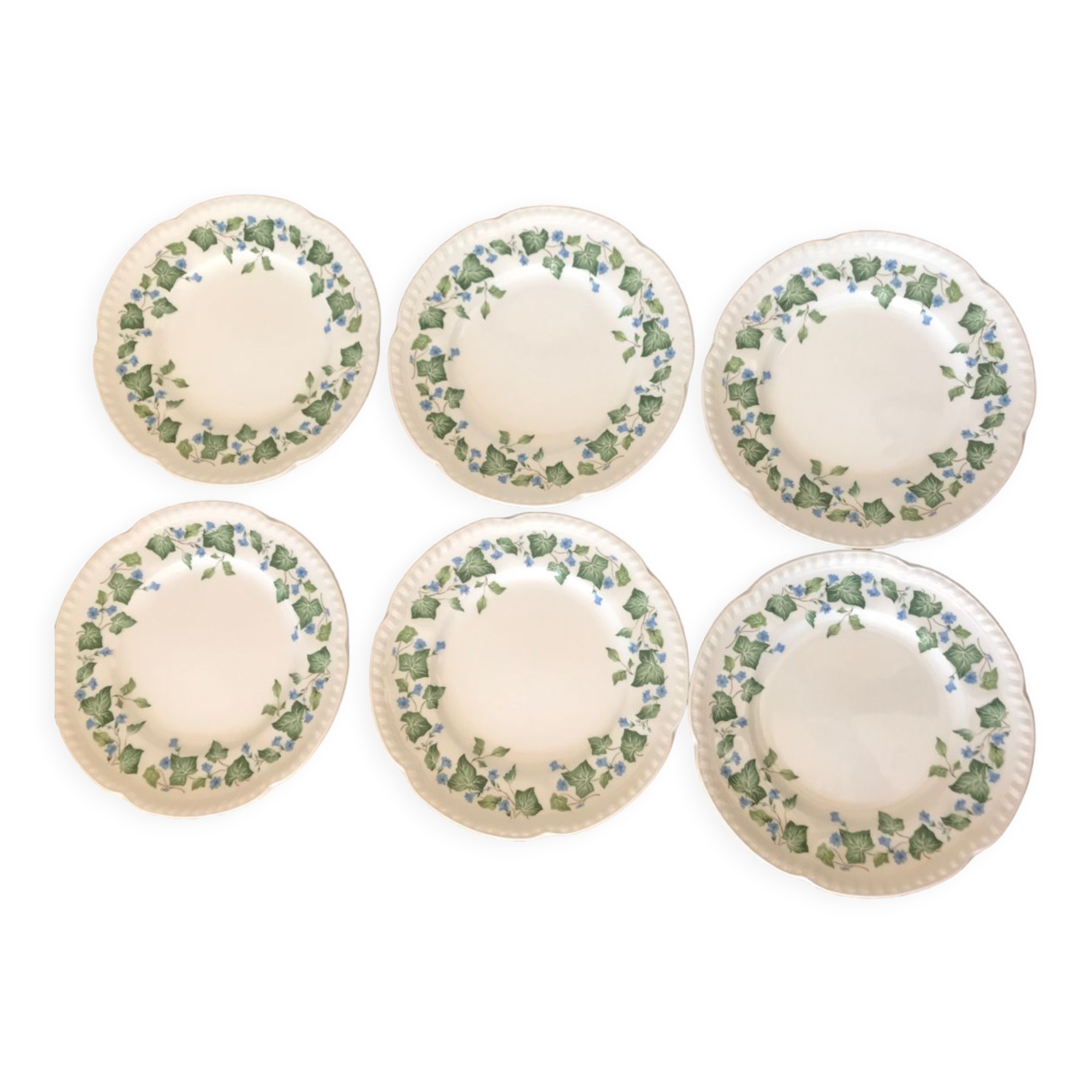 Lot 6 assiettes à dessert vintage Johnson Brothers