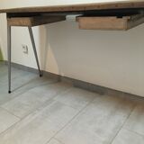 Pupitre écolier double pieds compas aluminium