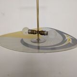 Modernist glass suspension from the 50s/60s