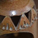 Stoneware photophore "the Cyclades" 1970s