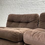 3 amantas in brown corduroy by Mario Belinni for B&B Italia